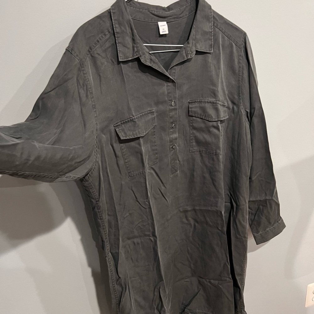Gray blouse 🤍 nice soft material 🤍